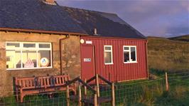 The sun sets on Raasay Youth Hostel, one of the most stunning locations ever devised for a hostel